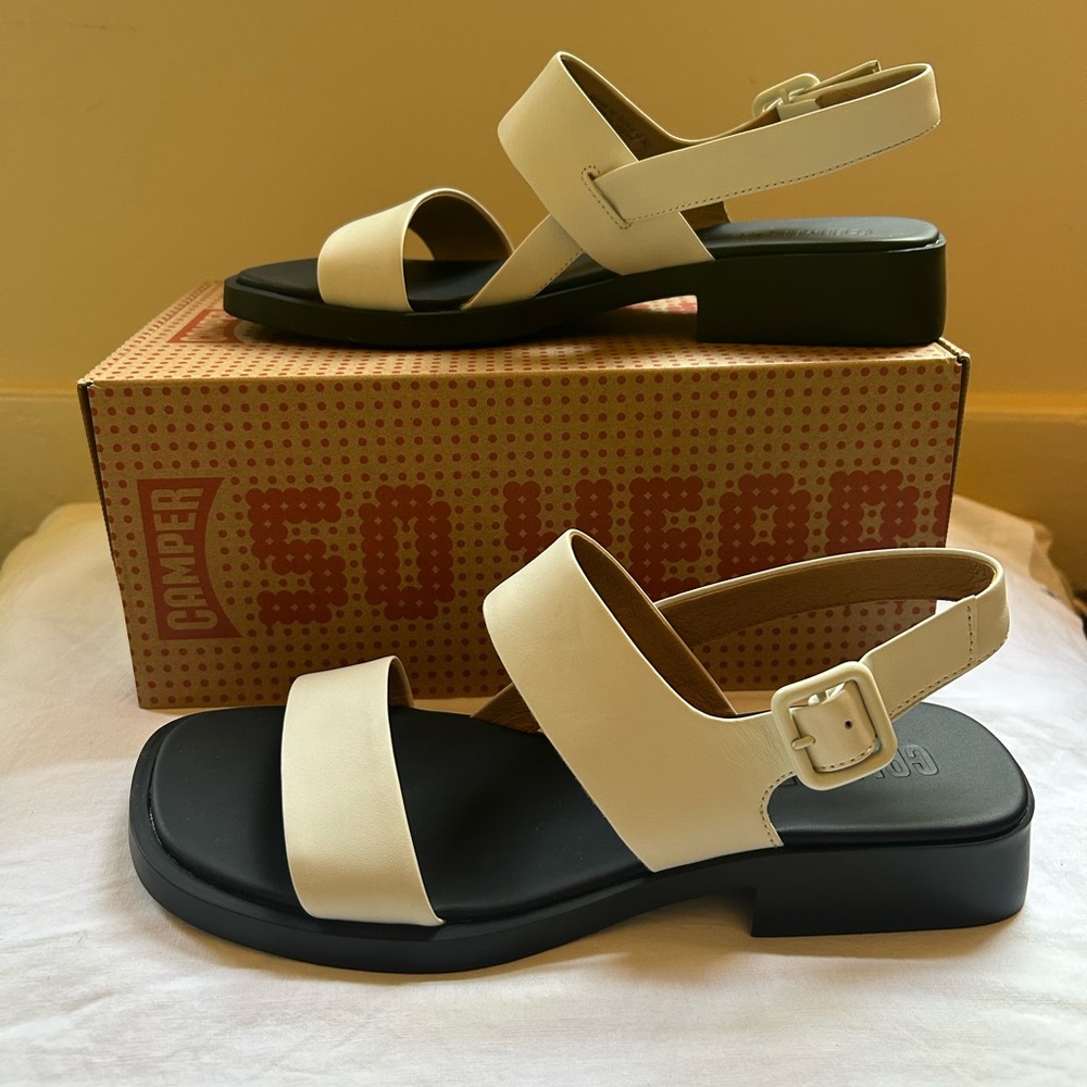 White Dana Camper Women's Sandals
